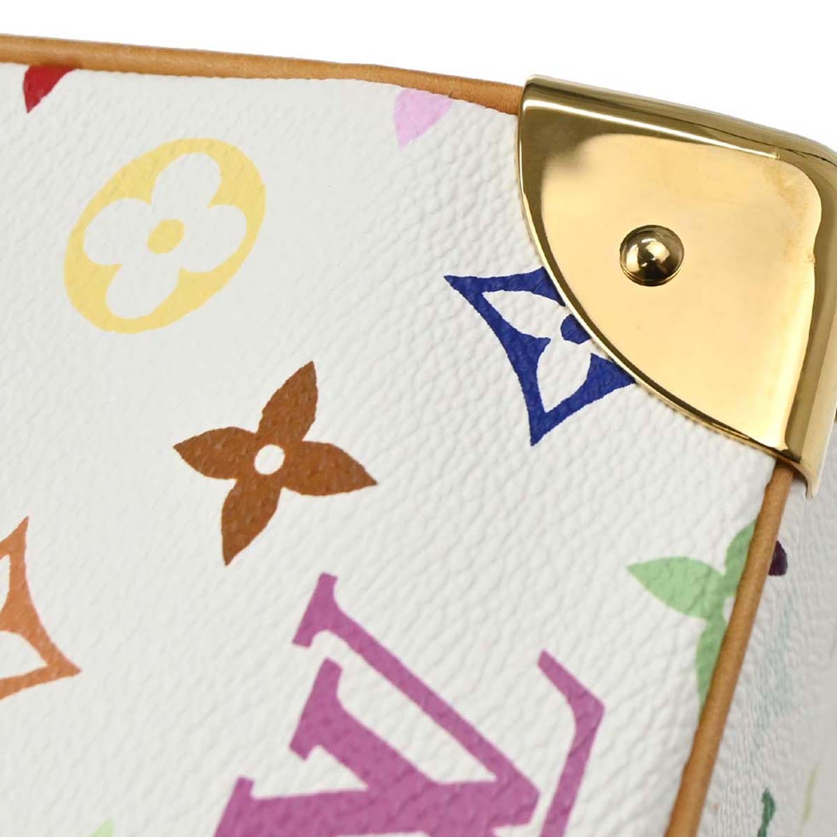 Louis Vuitton White Monogram Multicolor Trouville Handbag M92663
