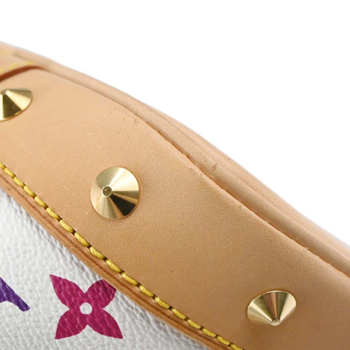 Louis Vuitton 2003 White Monogram Multicolor Alma Handbag M92647