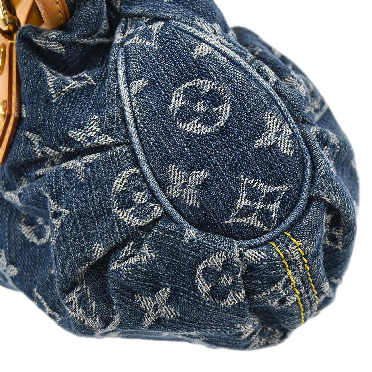 Louis Vuitton Blue Monogram Denim Pleaty Handbag M95020