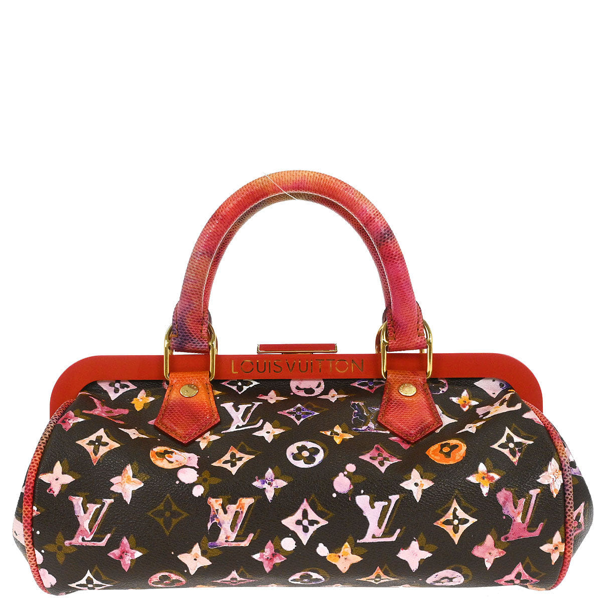 Louis Vuitton 2008 Monogram Watercolor Papillon Frame Handbag M95730