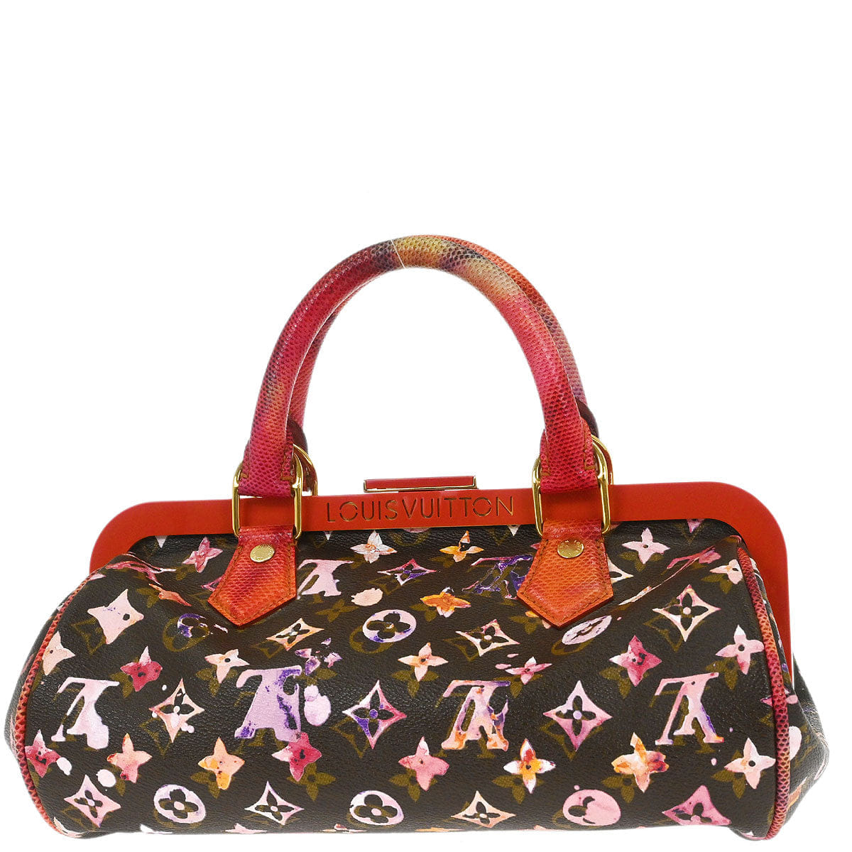 Louis Vuitton 2008 Monogram Watercolor Papillon Frame Handbag M95730