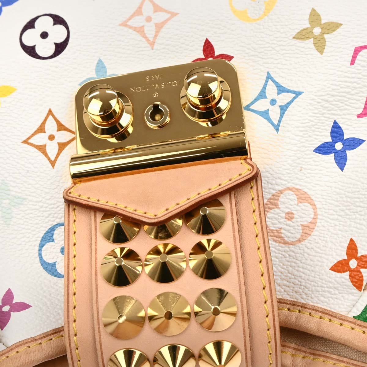 Louis Vuitton 2010 Monogram Multicolor Chrissie MM Handbag M40311