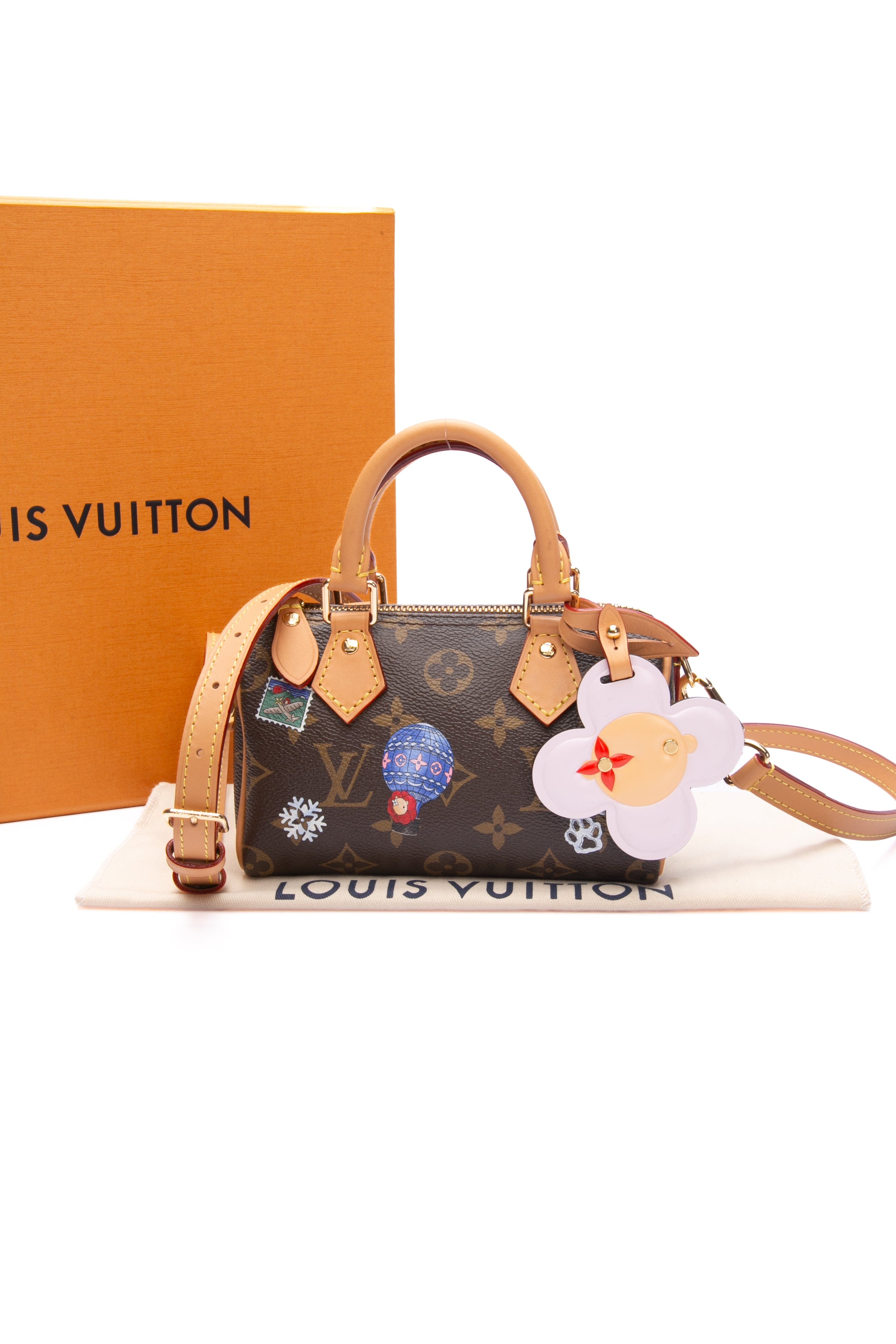 LOUIS VUITTON Monogram Vivienne Animation Nano Speedy