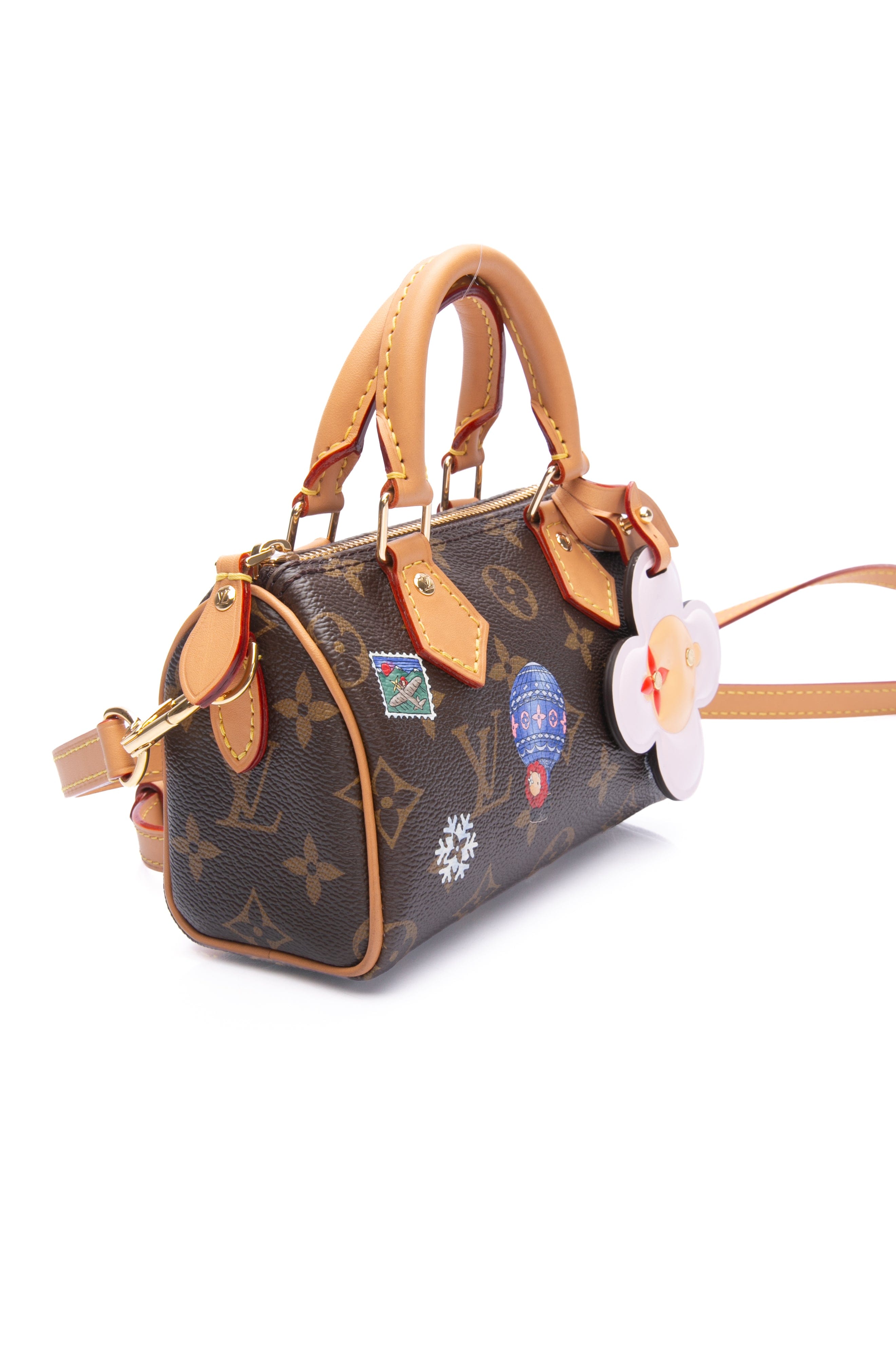 LOUIS VUITTON Monogram Vivienne Animation Nano Speedy