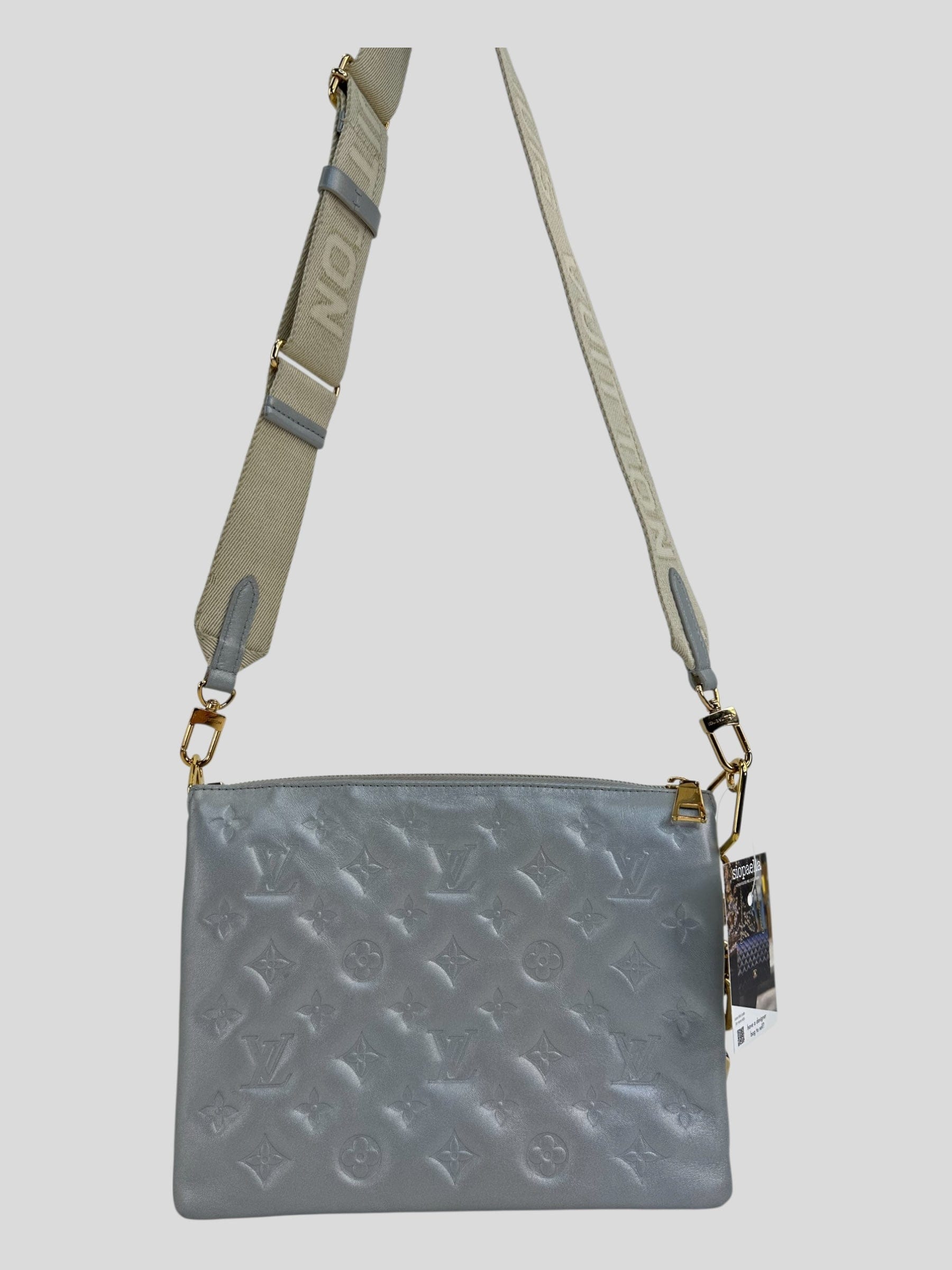 Louis Vuitton Silver Coussin Handbag