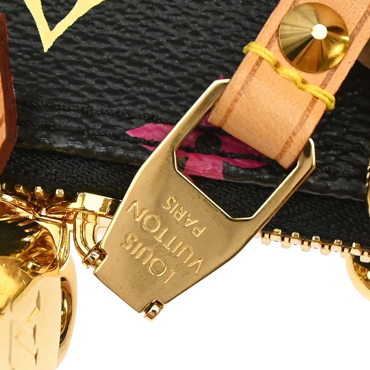 Louis Vuitton 2015 Black Monogram Multicolor Alma PM Handbag M40444