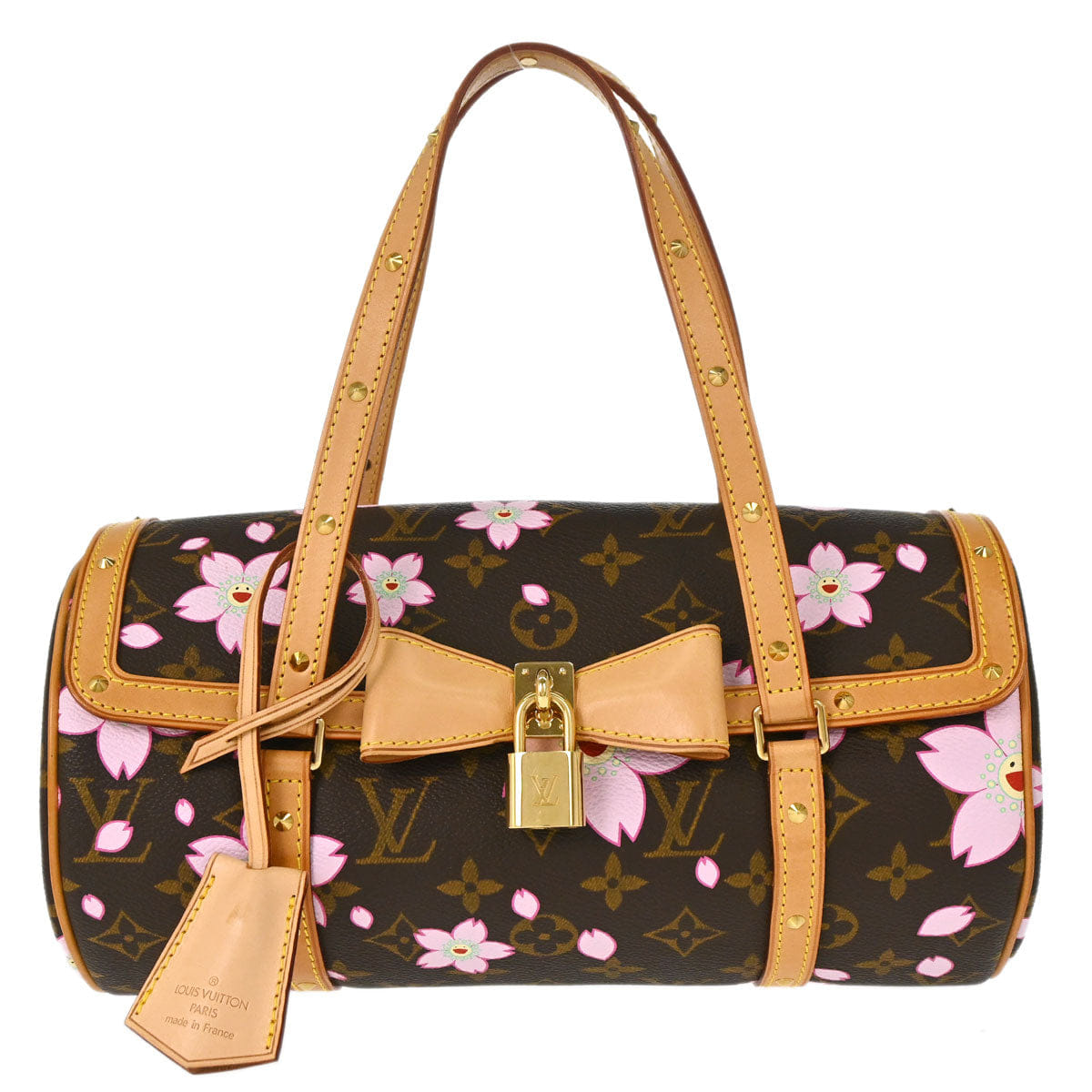 Louis Vuitton 2008 Monogram Cherry Blossom Papillon Handbag M92009