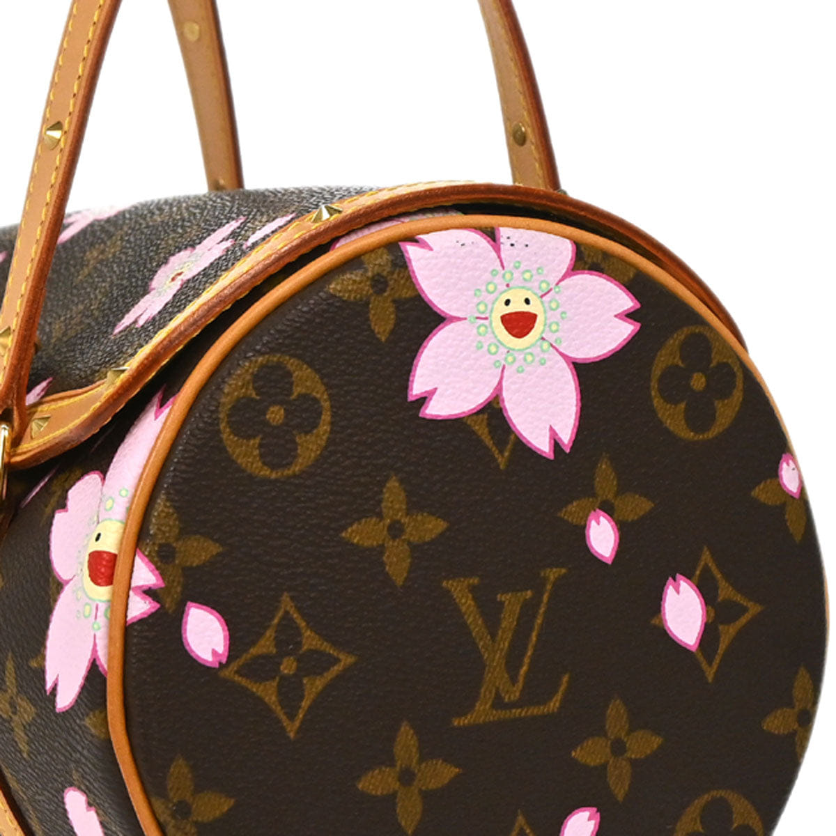 Louis Vuitton 2008 Monogram Cherry Blossom Papillon Handbag M92009