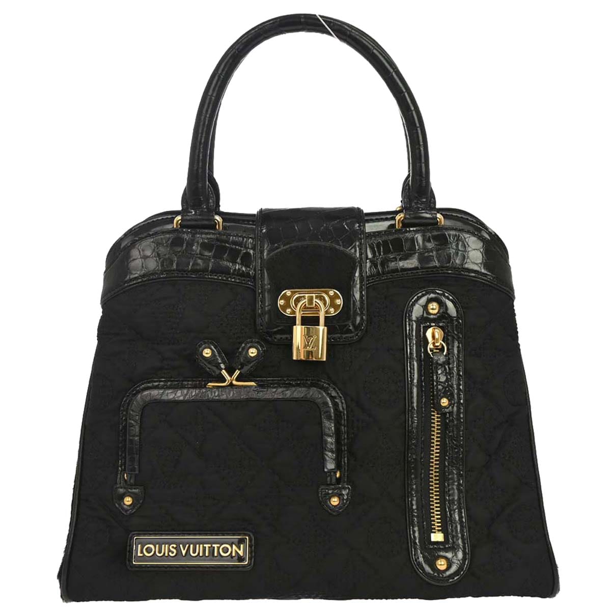 Louis Vuitton * 2006 Black Alligator Linda Limited Handbag
