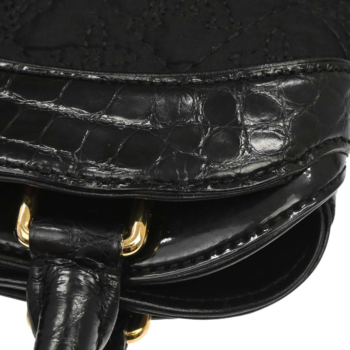 Louis Vuitton * 2006 Black Alligator Linda Limited Handbag