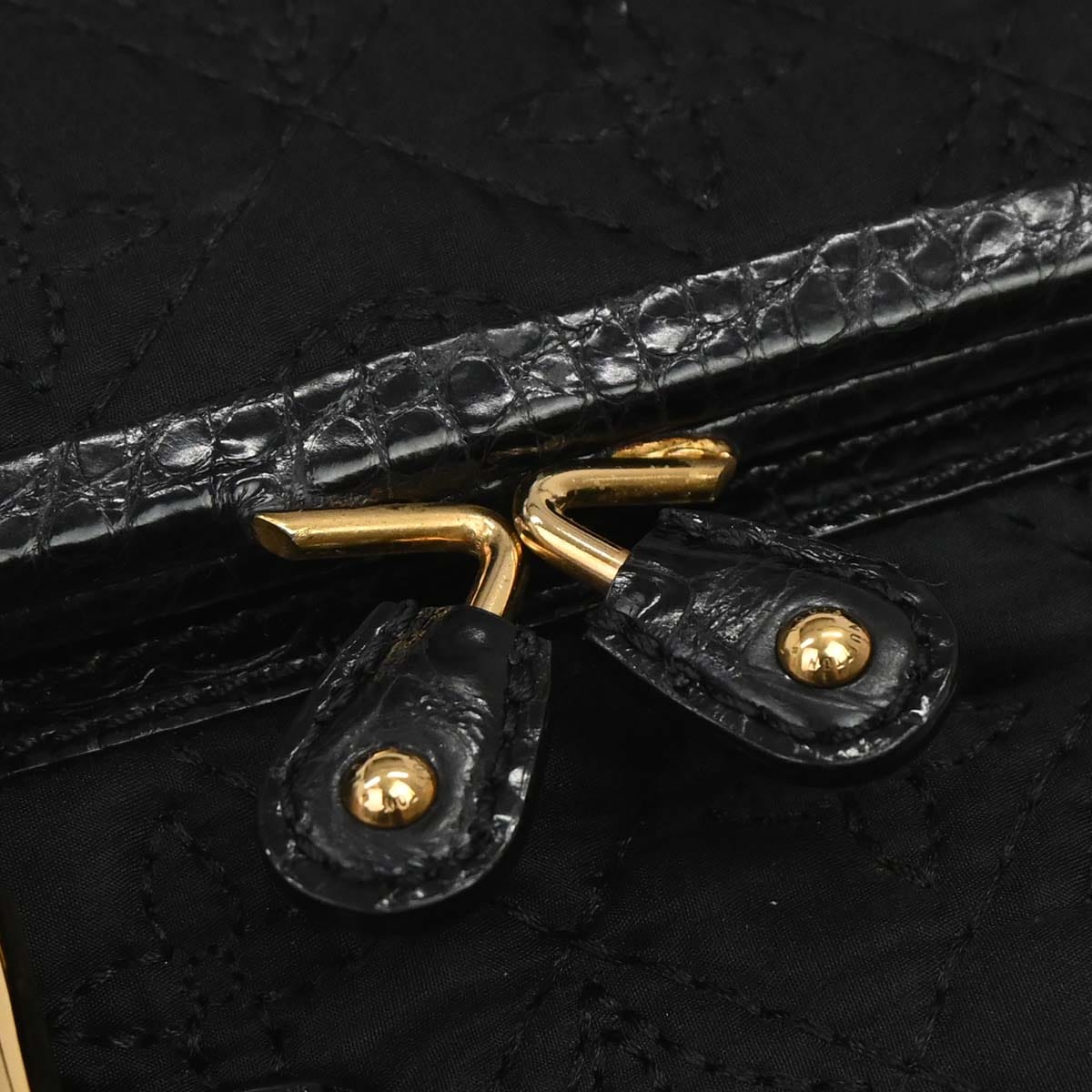 Louis Vuitton * 2006 Black Alligator Linda Limited Handbag