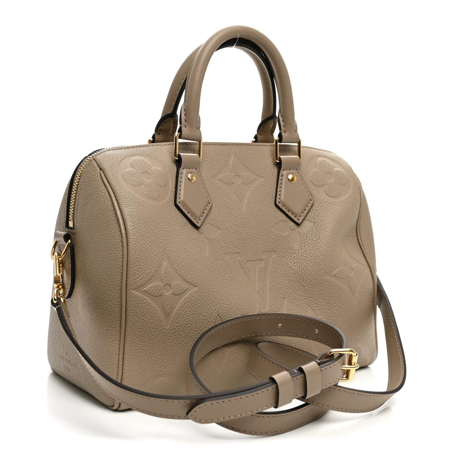 Louis Vuitton Empreinte Monogram Giant Speedy Bandouliere 25 Tourterelle