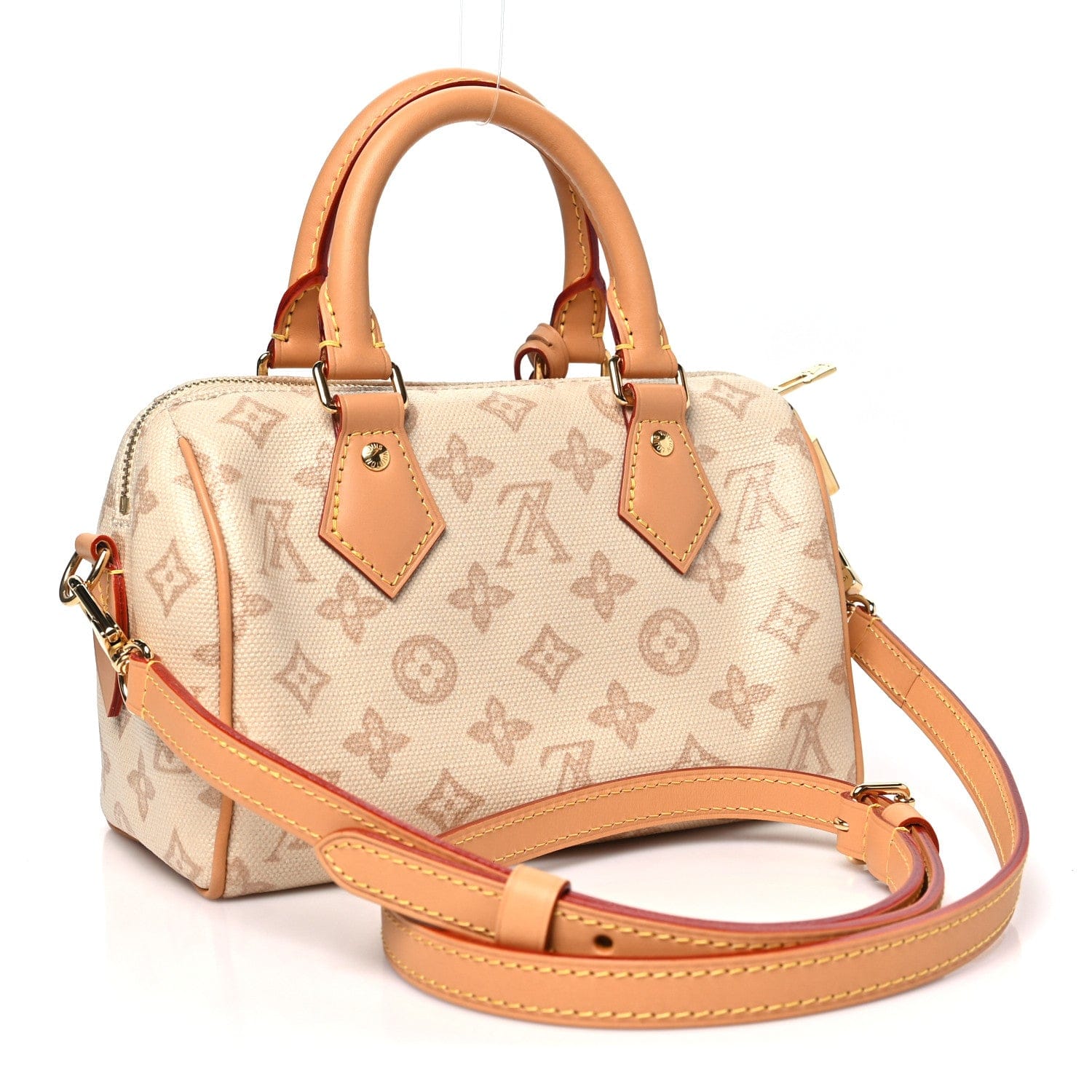Louis Vuitton Monogram Origine Lin Speedy Bandouliere 20 Linen
