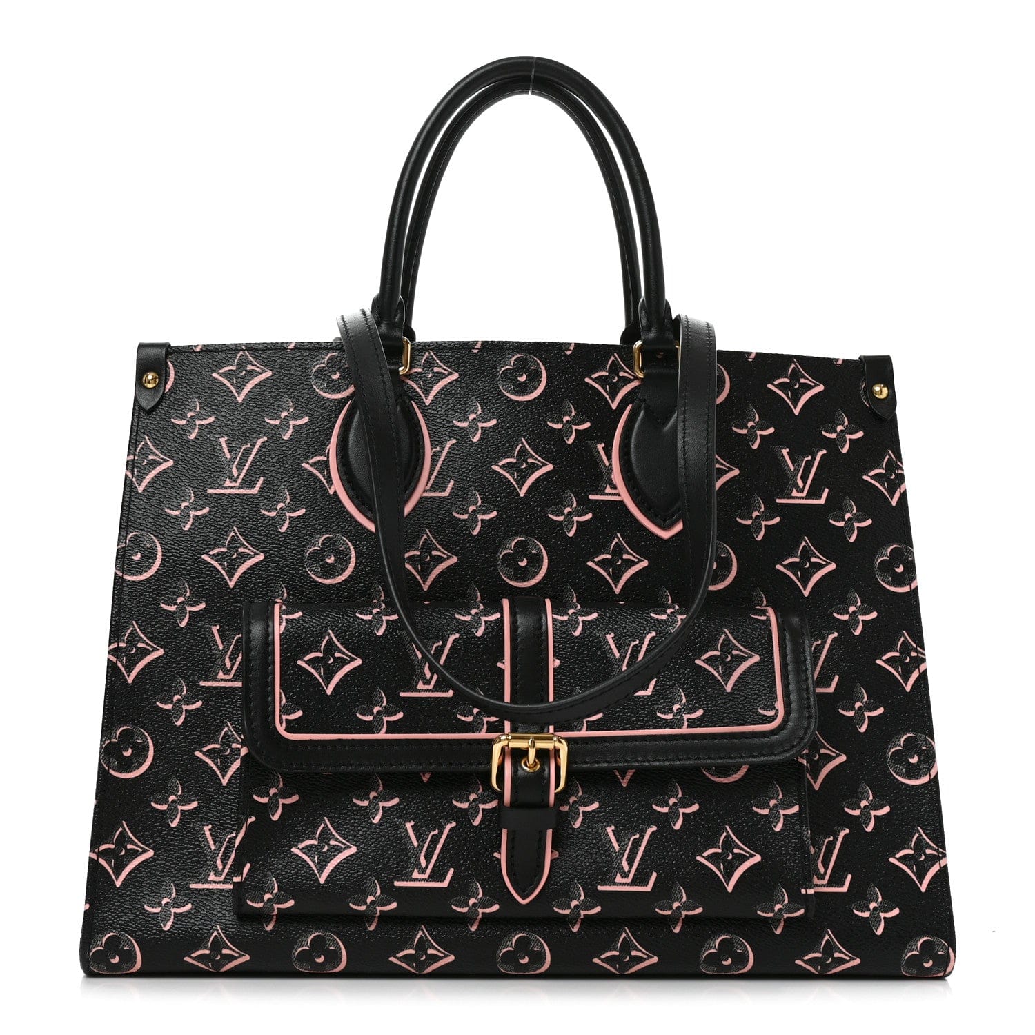 Louis Vuitton Monogram Fall For You Neverfull MM Black