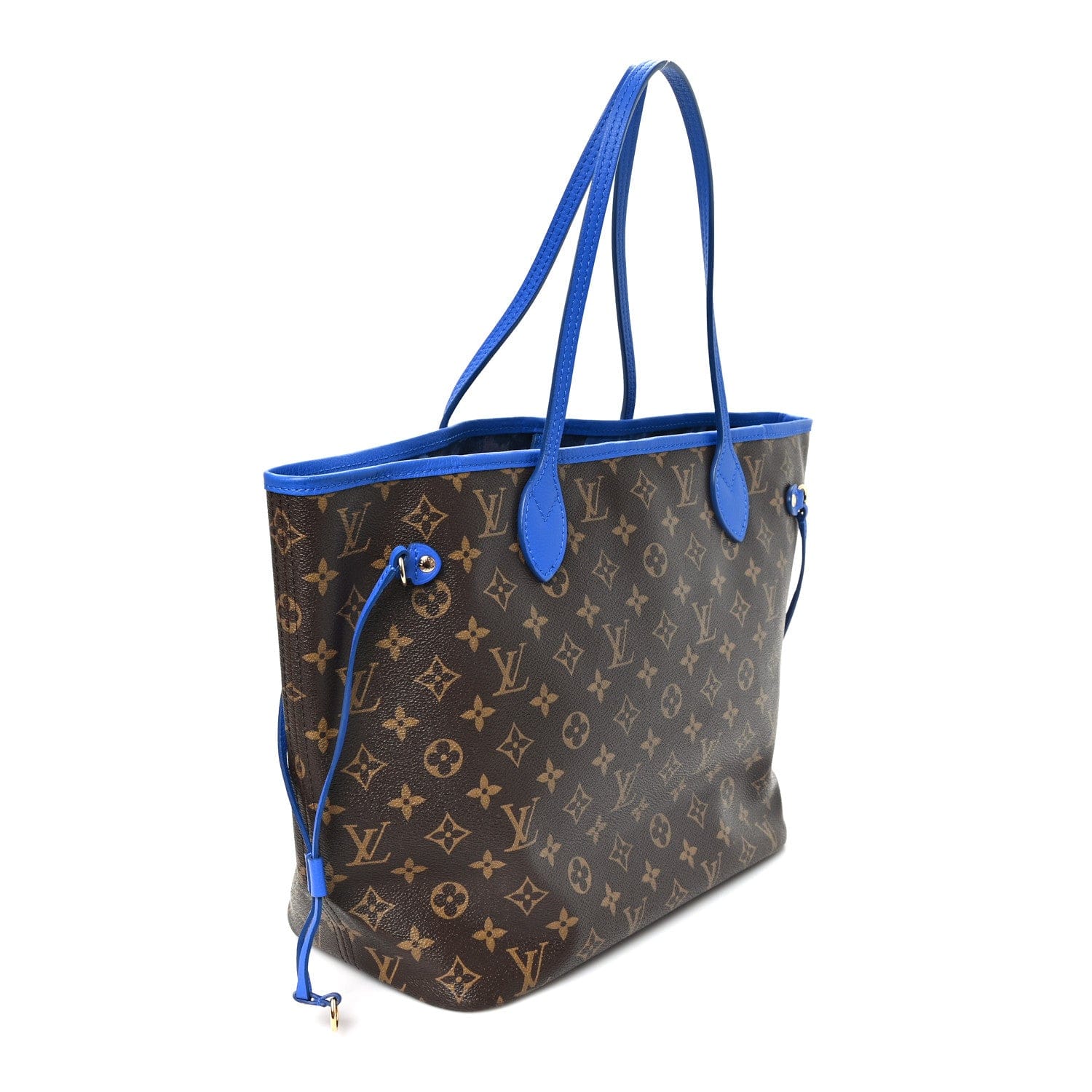 Louis Vuitton Monogram Articles de Voyage Ikat Neverfull MM Grand Blue