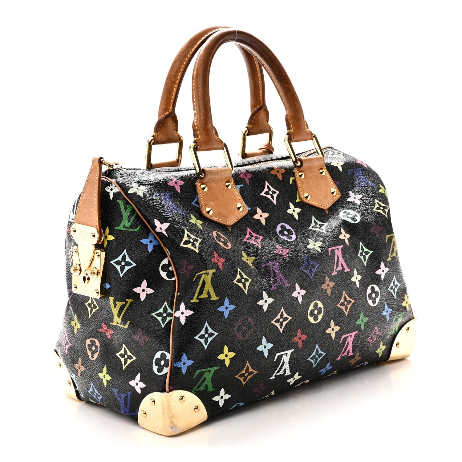 Louis Vuitton Monogram Multicolor Speedy 30 Black