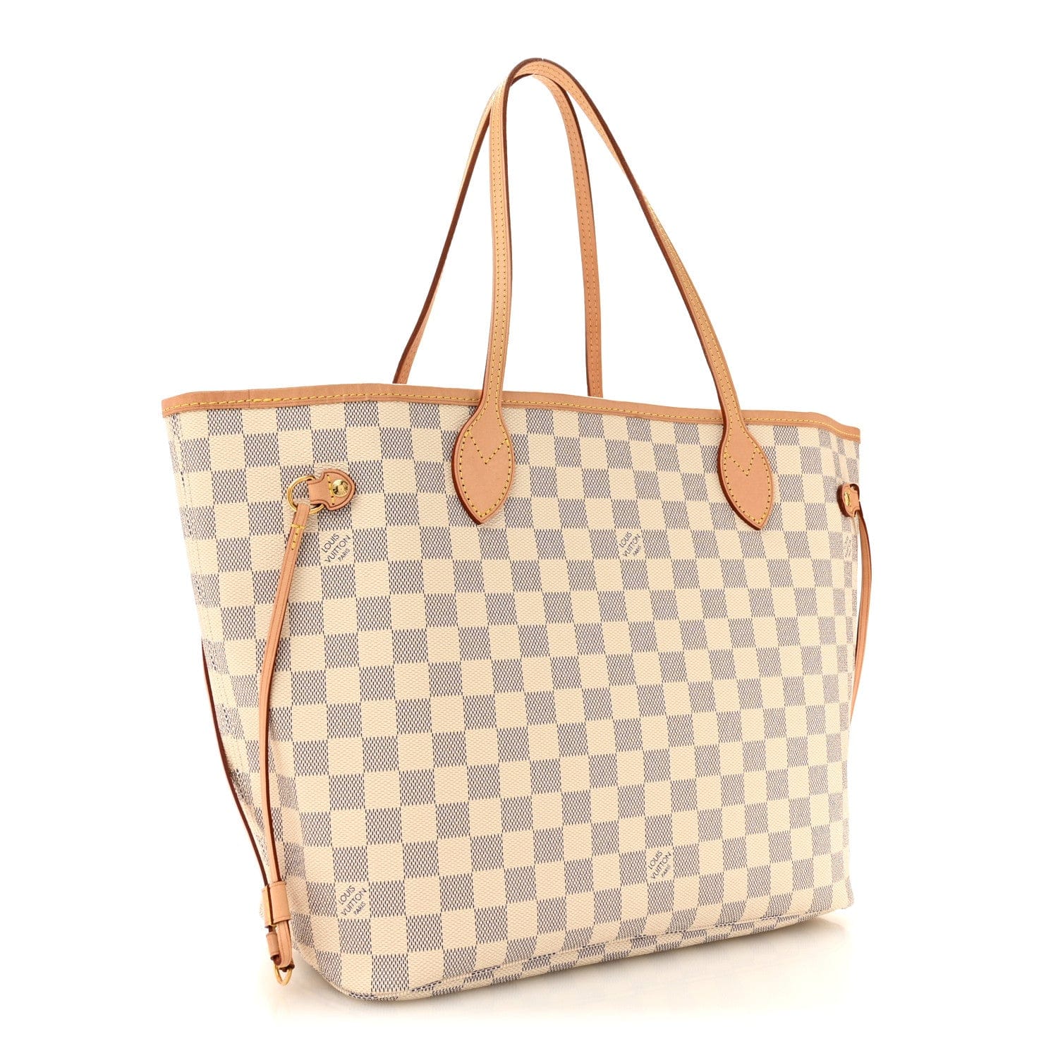 Louis Vuitton Damier Azur Neo Neverfull MM Rose Ballerine