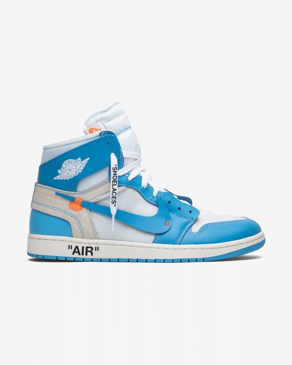 NIKE x OFF WHITE AIR JORDAN1 HIGH RETRO UNC BLUE
