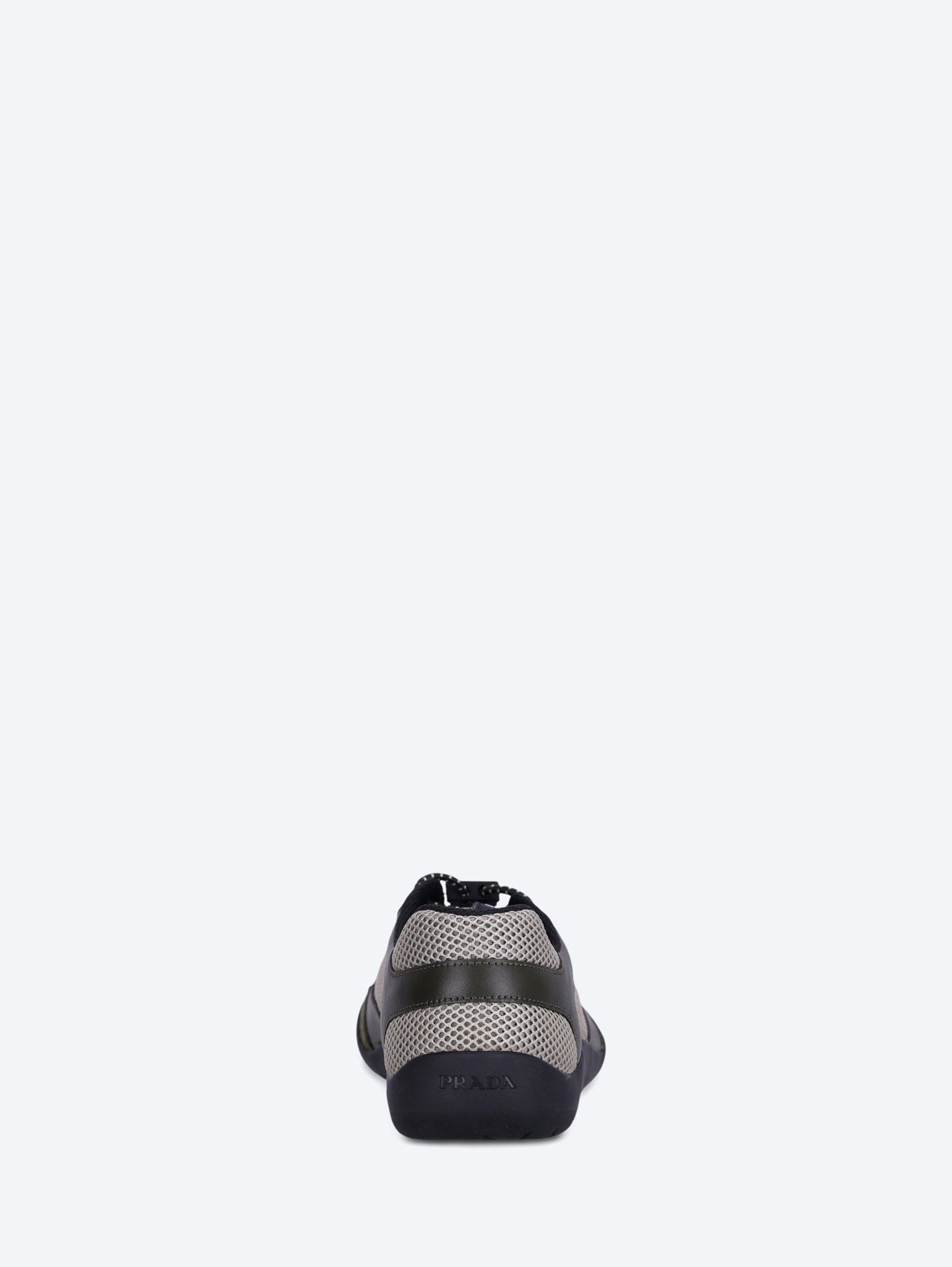 Prada Speedrock leather and mesh fabric sneakers