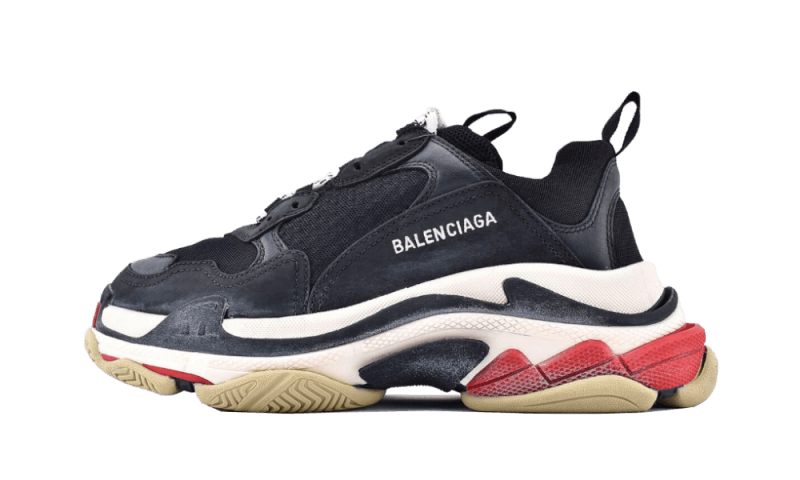 Balenciaga Triple S Black Red