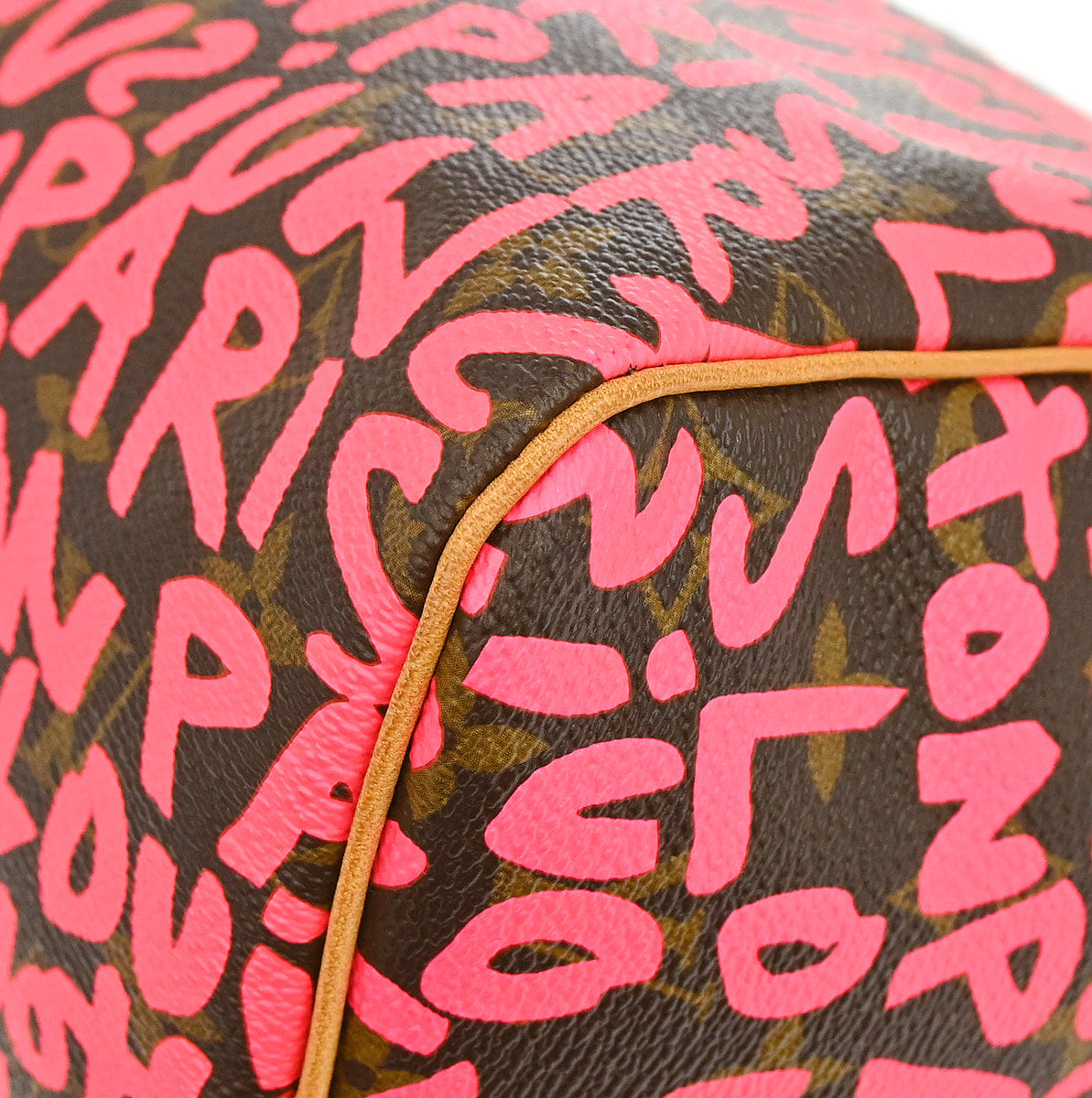 Louis Vuitton 2008 Pink Monogram Graffiti Speedy 30 Handbag M93704
