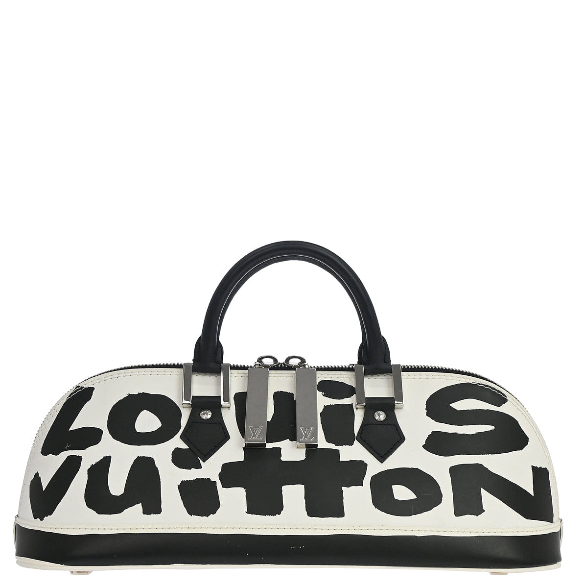 Louis Vuitton 2001 Black Graffiti Alma Horizontal Handbag M92175