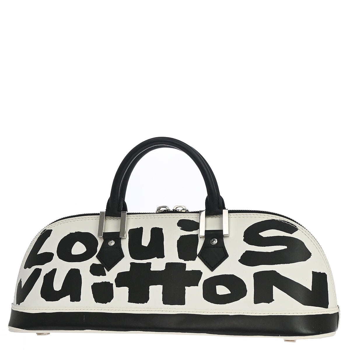 Louis Vuitton 2001 Black Graffiti Alma Horizontal Handbag M92175