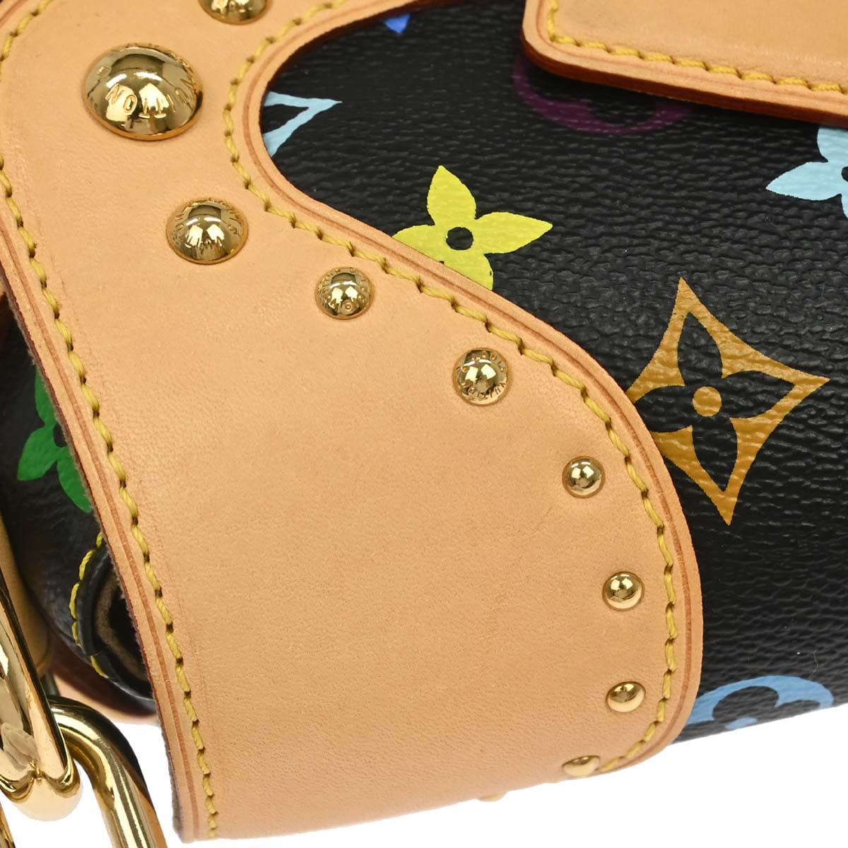 Louis Vuitton 2007 Black Monogram Multicolor Marilyn Handbag M40128