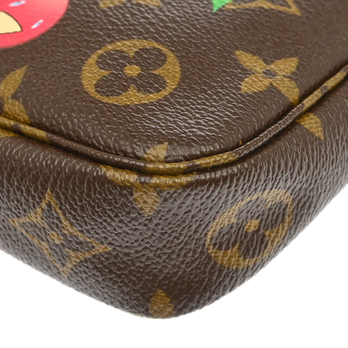 Louis Vuitton 2005 Monogram Cherry Pochette Accessoires Handbag M95008