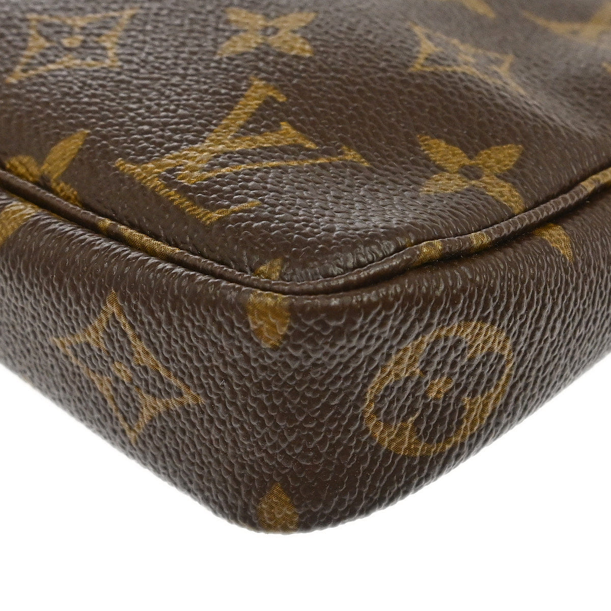 Louis Vuitton 2004 Monogram Panda Pochette Accessoires Handbag M51981