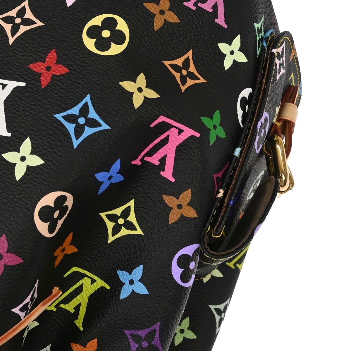 Louis Vuitton 2005 Black Monogram Multicolor Petite Noe Handbag M42230