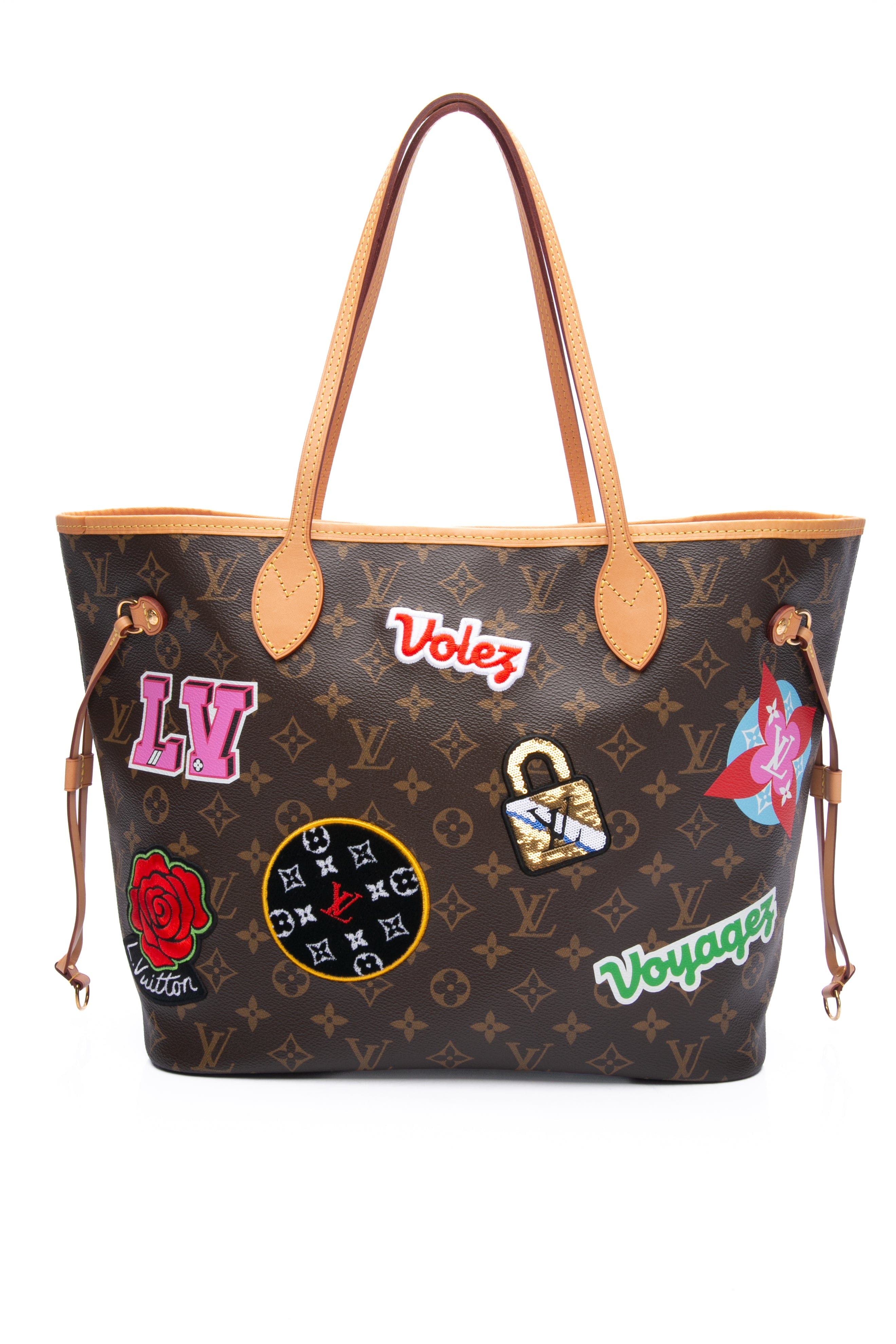 LOUIS VUITTON Monogram Patches Collection Neverfull MM