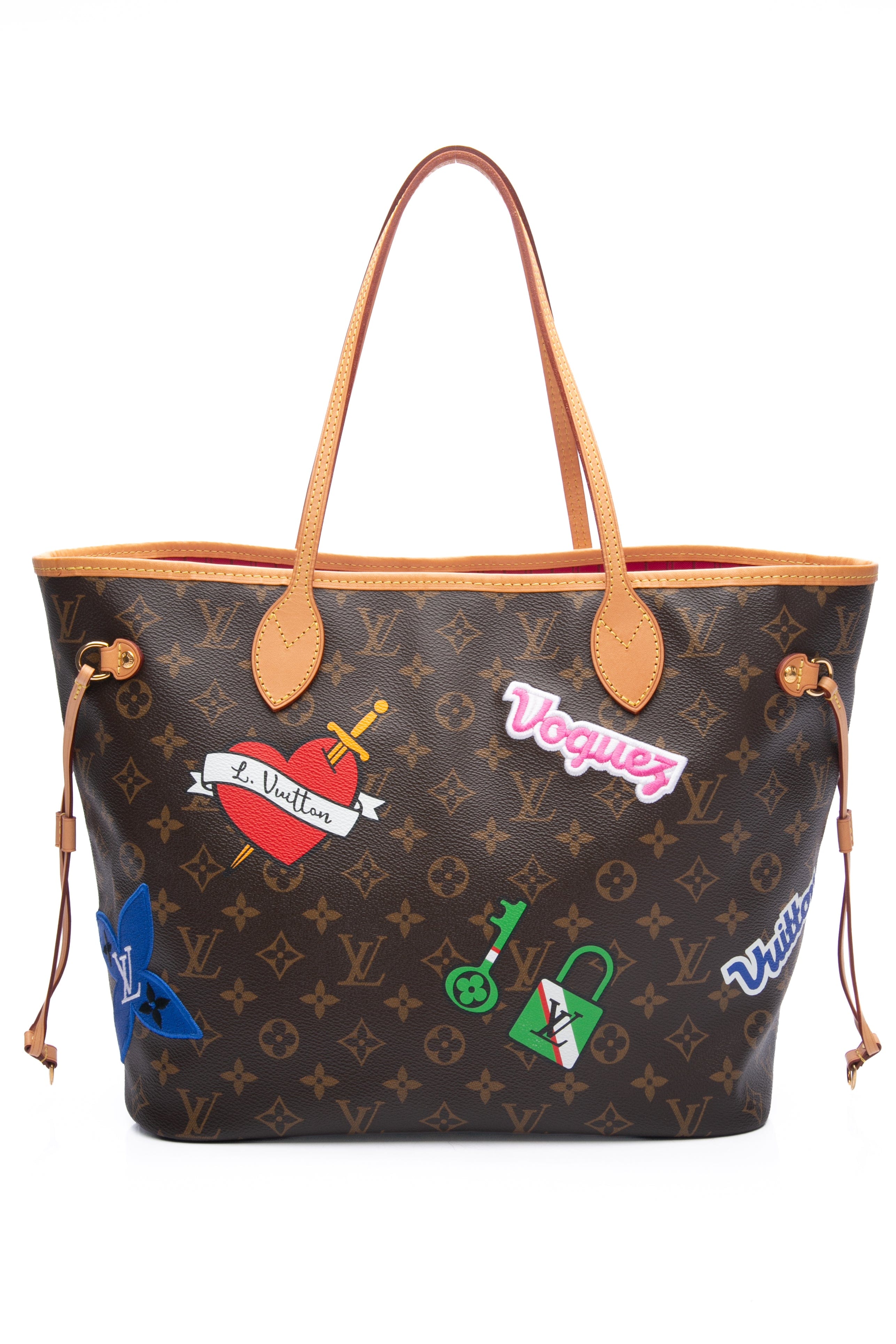 LOUIS VUITTON Monogram Patches Collection Neverfull MM