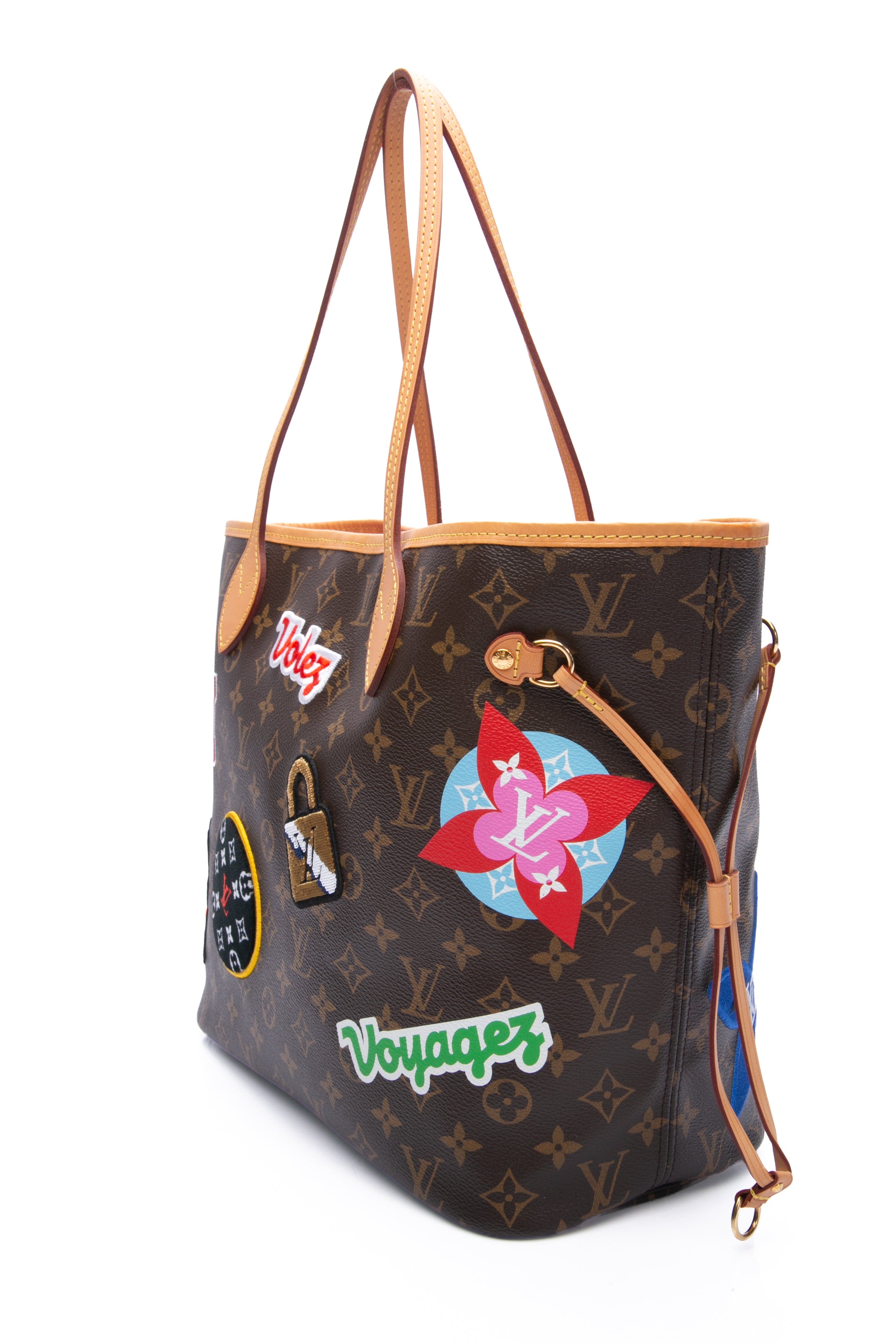 LOUIS VUITTON Monogram Patches Collection Neverfull MM