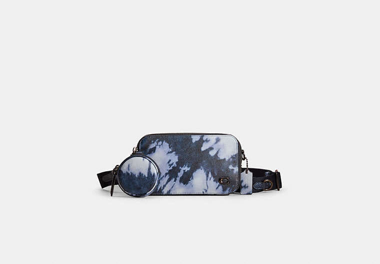 Coach Restored Charter Slim Crossbody With Tie - Dye Print