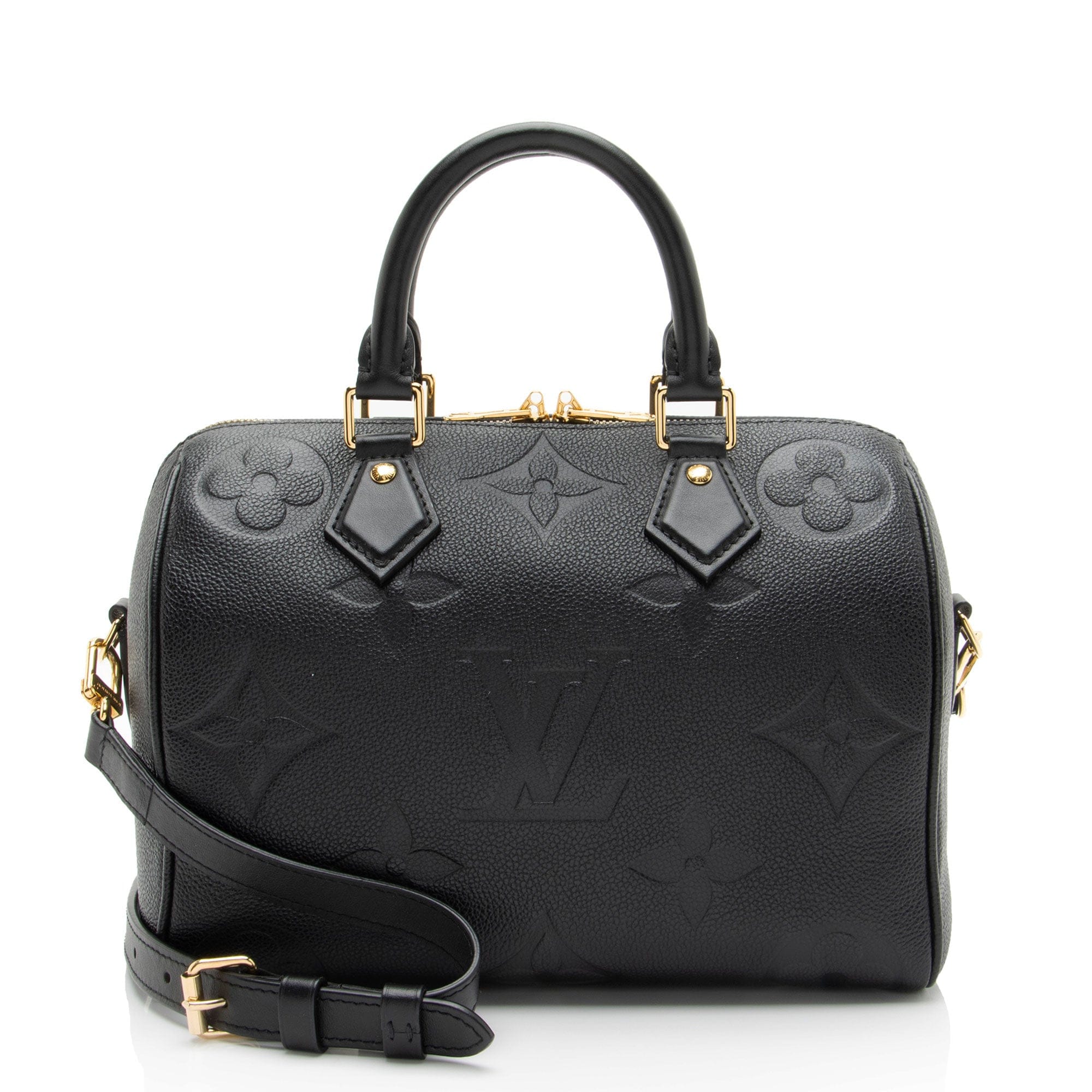 Louis Vuitton Giant Monogram Empreinte Speedy Bandouliere 25 Satchel