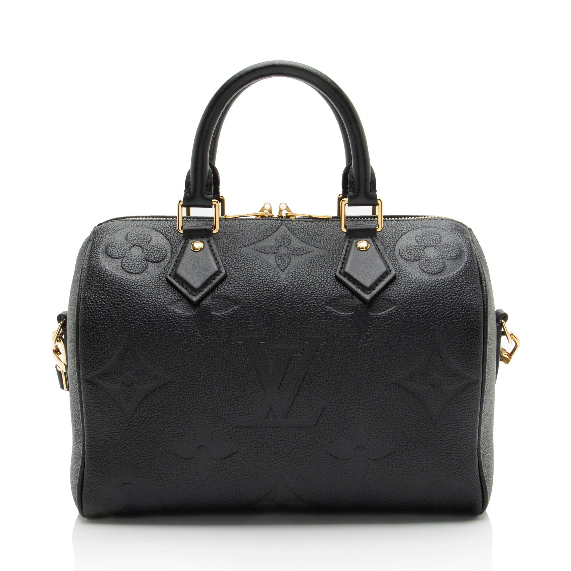 Louis Vuitton Giant Monogram Empreinte Speedy Bandouliere 25 Satchel