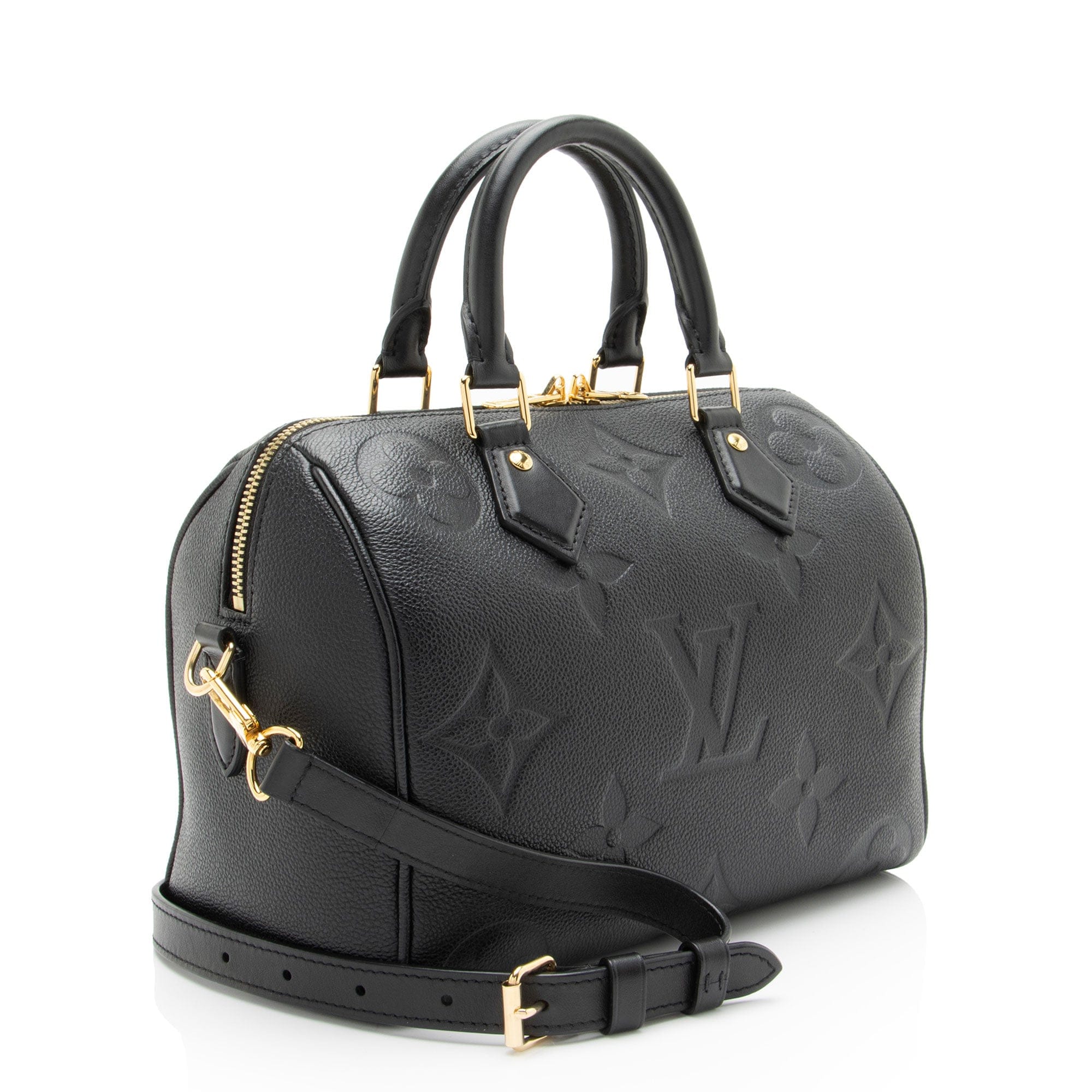 Louis Vuitton Giant Monogram Empreinte Speedy Bandouliere 25 Satchel