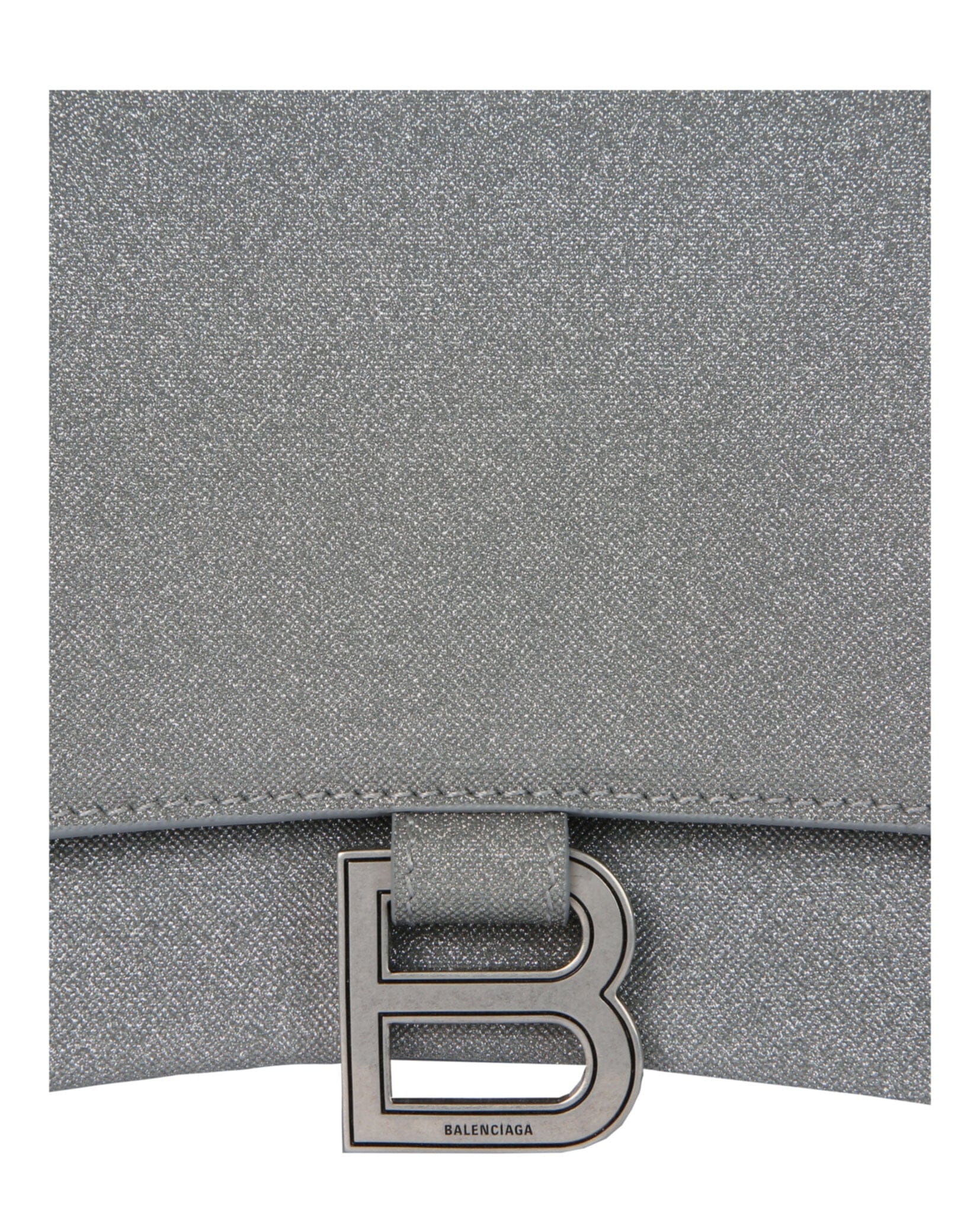 Balenciaga Womens Glitter Hourglass Handbag