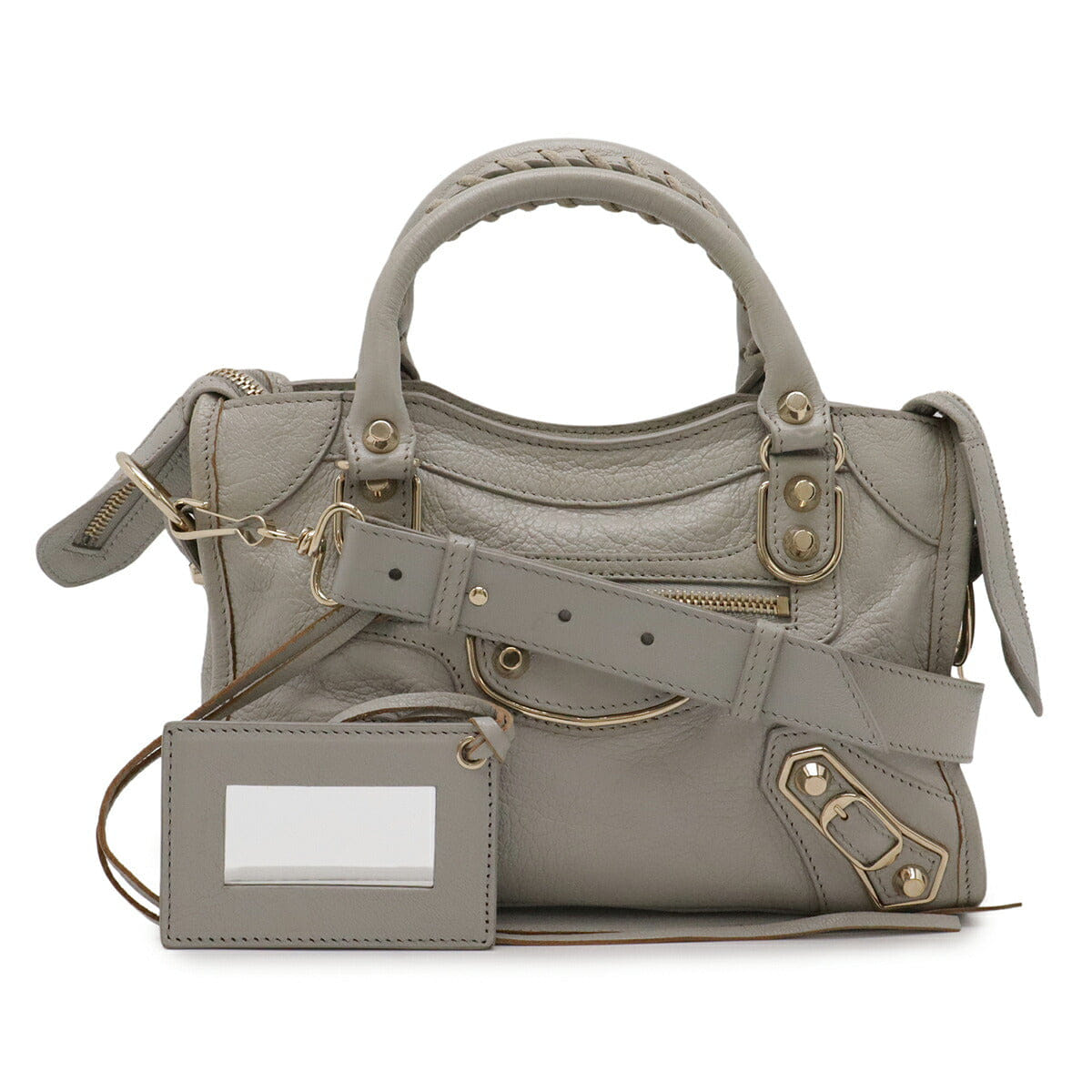 Balenciaga Classic Mini City Leather Handbag