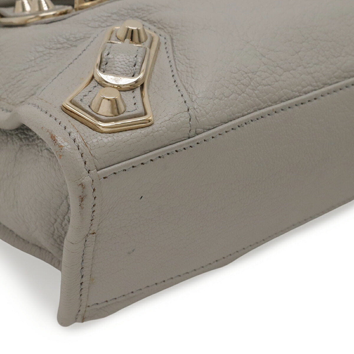 Balenciaga Classic Mini City Leather Handbag