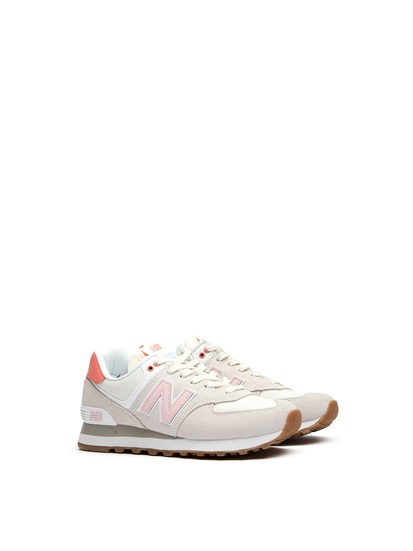 New Balance 574 Leather Trainers White