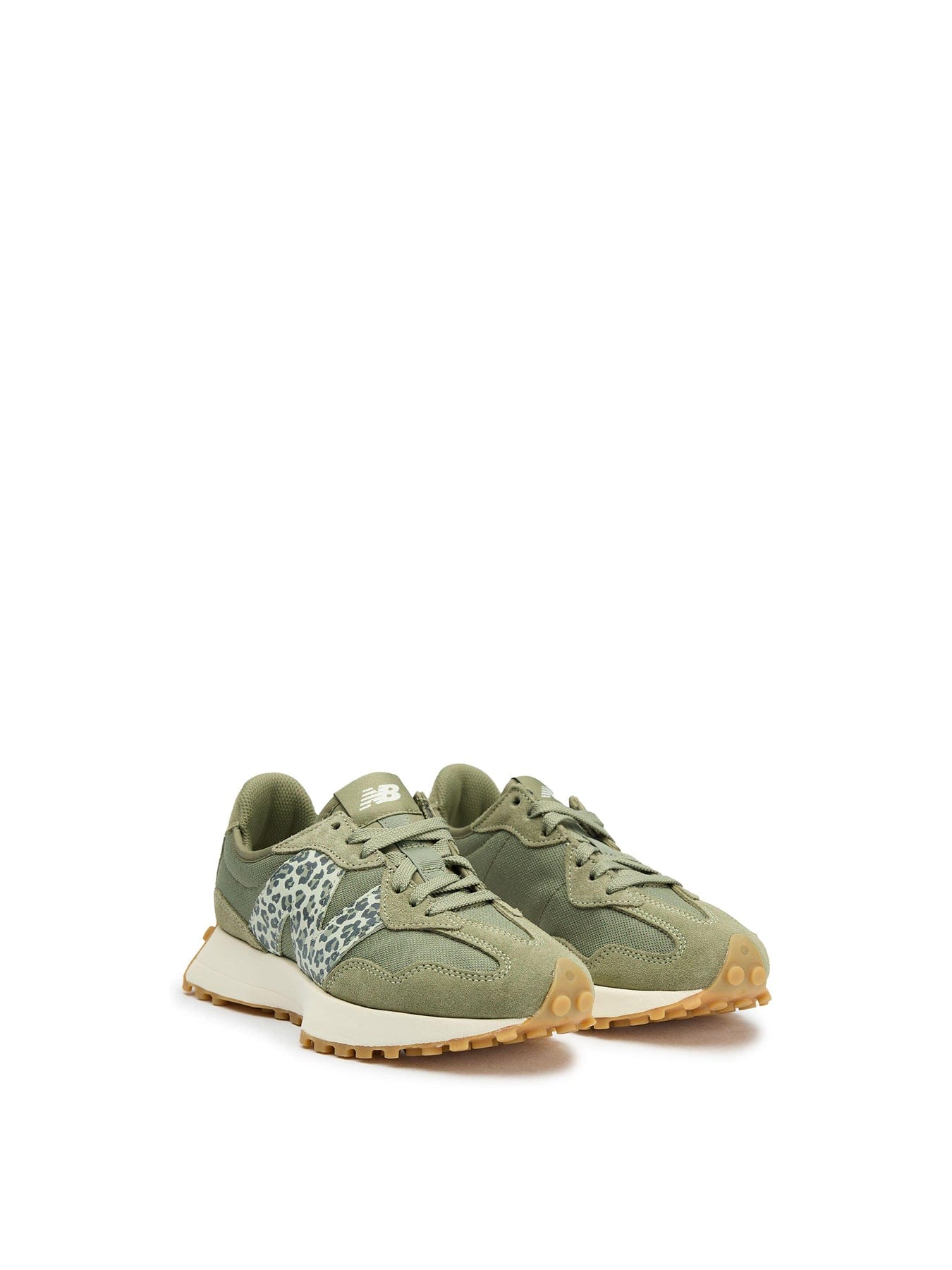 New Balance 327 Suede Trainers Green