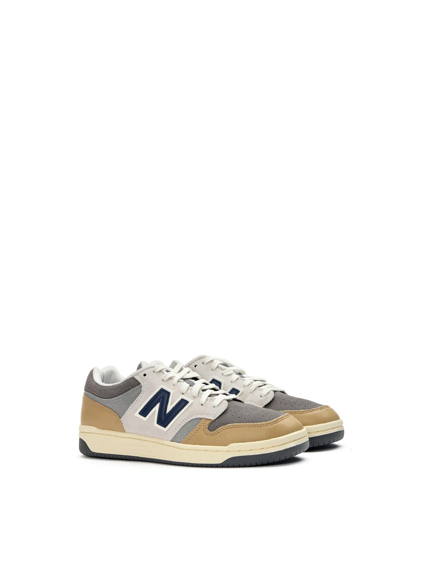 New Balance 480 Suede Trainers Grey
