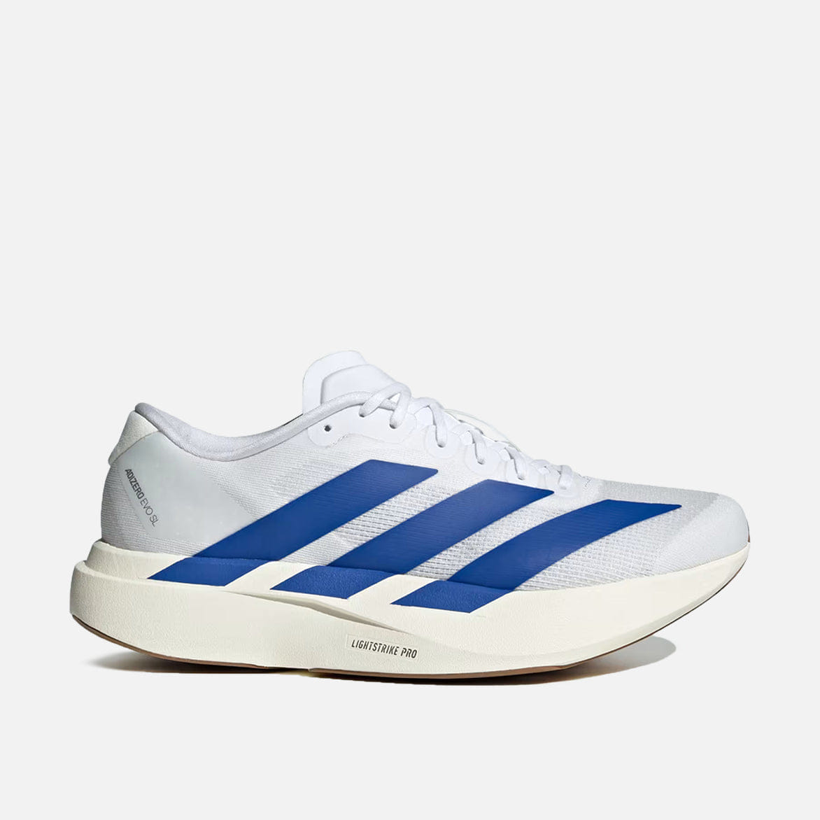 adidas ADIZERO EVO SL - CLOUD WHITE / ROYAL BLUE / PURE RUBY