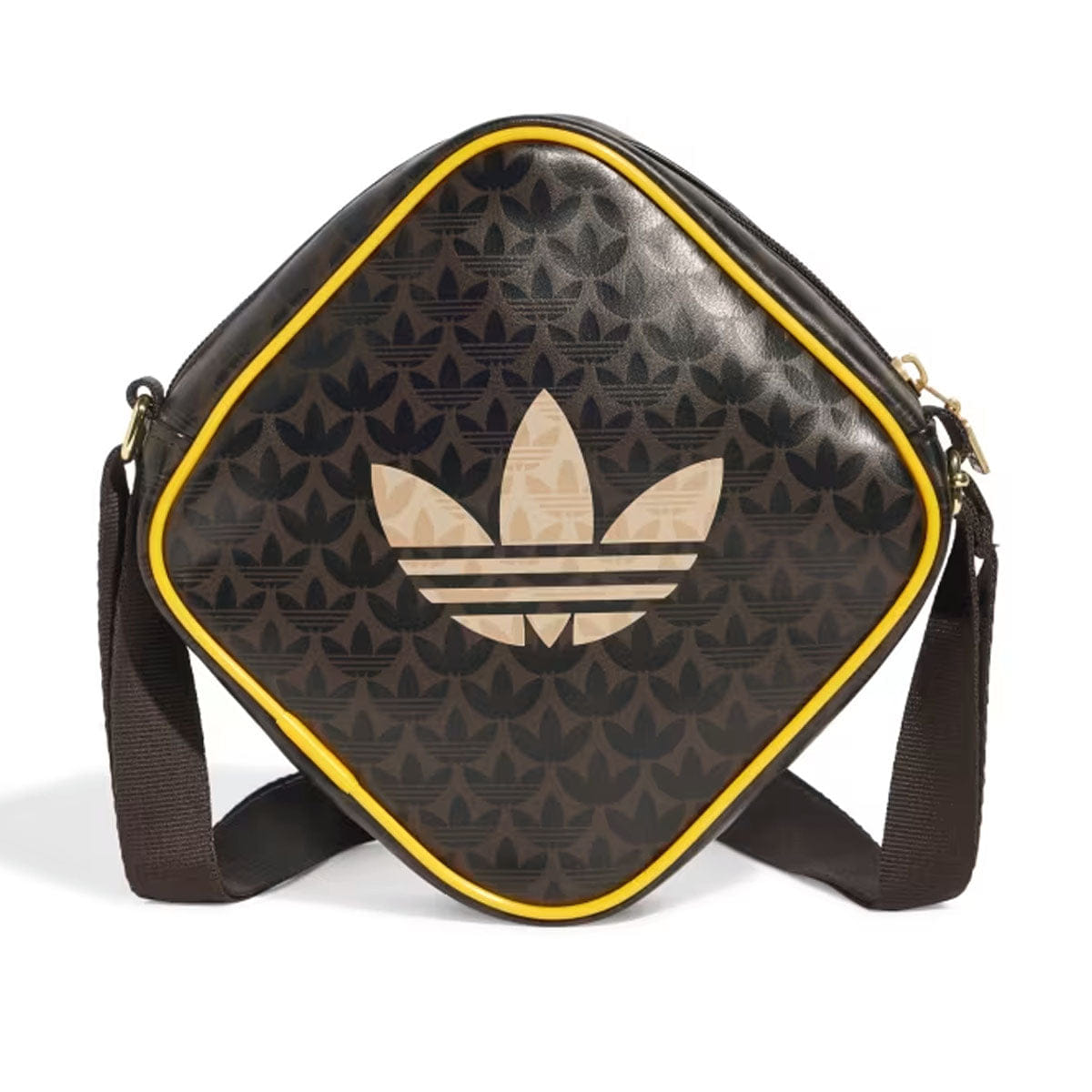 adidas Monogram Diamond Shaped Bag Dark Brown
