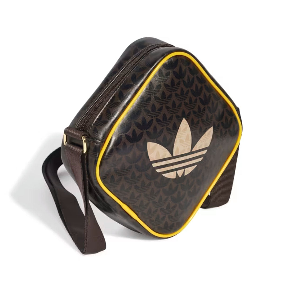 adidas Monogram Diamond Shaped Bag Dark Brown