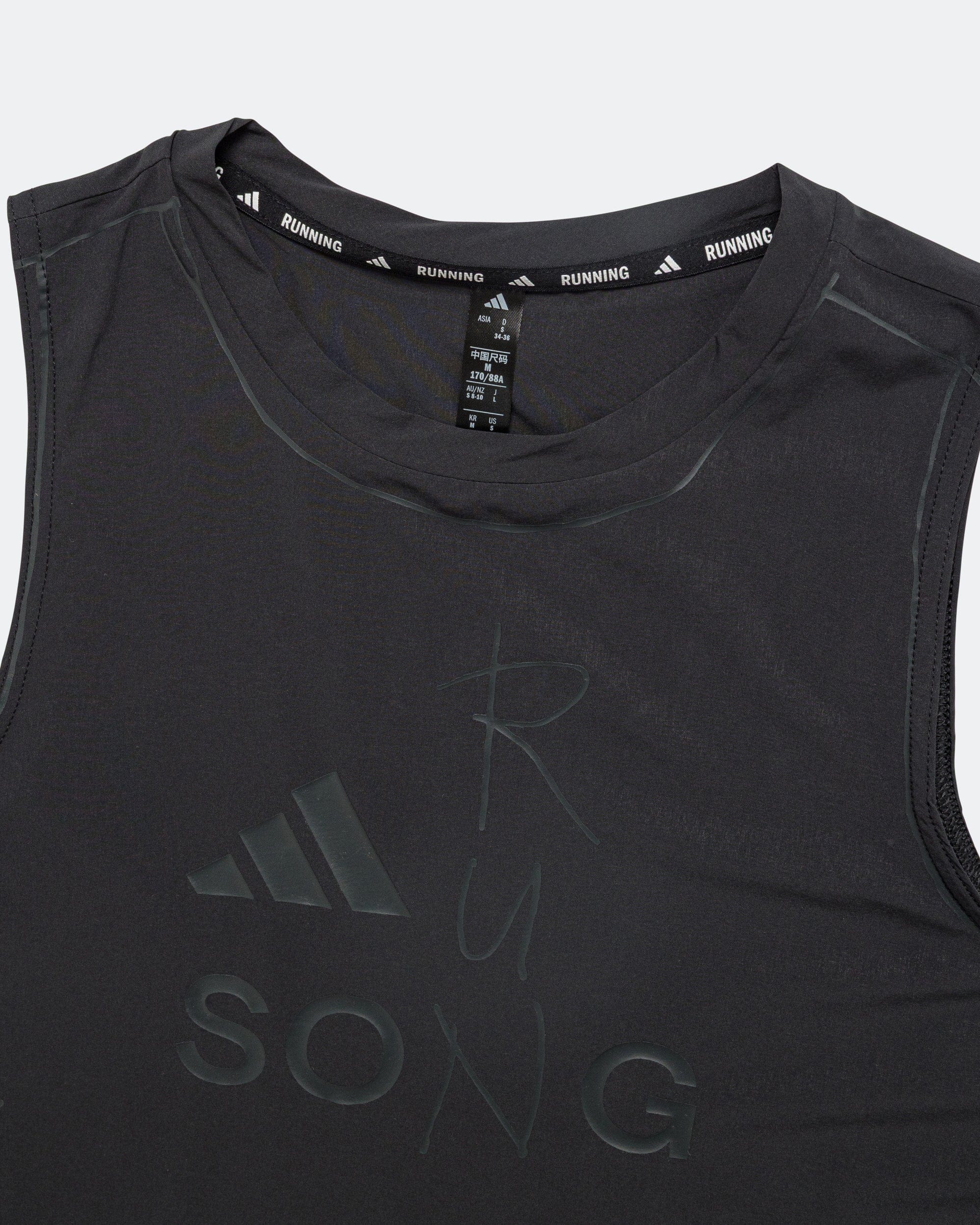 adidas Womens Running Tank x SFTM - Black