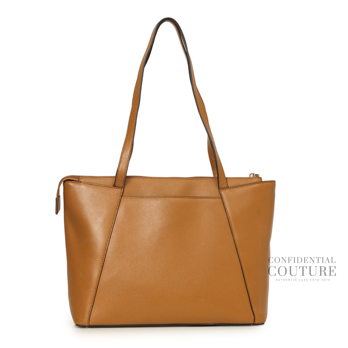 Michael Kors Tan Maddie Medium Leather Tote Bag