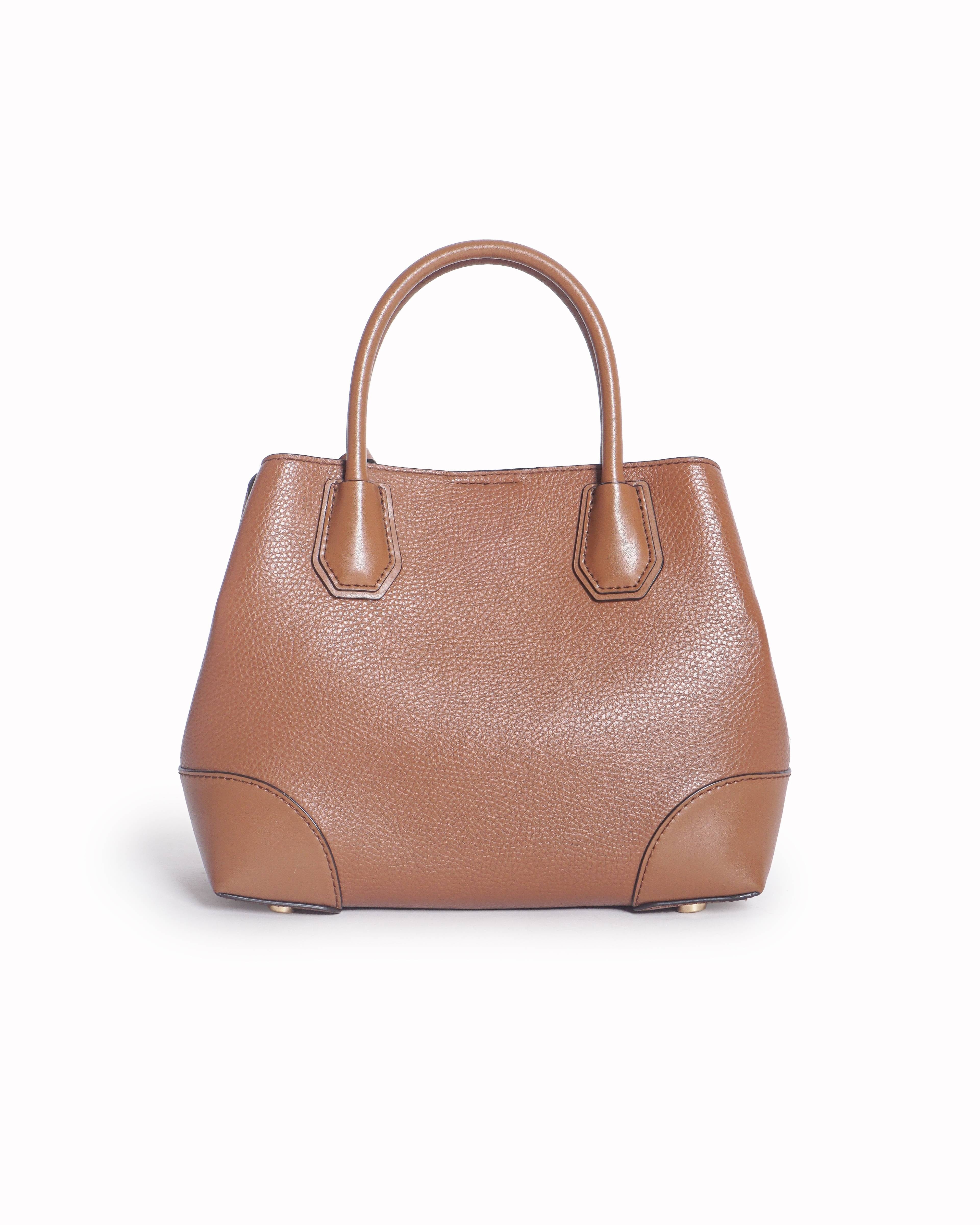 Michael Kors Mercer Gallery Small Faux Pebbled Leather Tote Bag